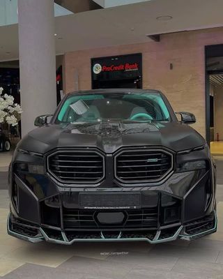 XM Bmw Breitkörper-Kit Carbonfaser Vorderlip Spoiler Schwarz Bmw Seitenrock Radbogen
