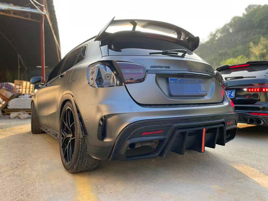 Warmverkauf Gla45 Gla260 X156 Kohlenstofffaser-Körper-Kit Gla45 Kohlenstofffaser-Rückdiffuser 2014-2019
