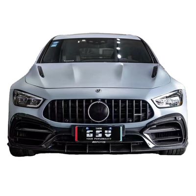 Für Mercedes AMG GT50 53 63 Kohlenstofffaser-Karosserie-Kit AMG GT50 53 63 Upgraded Top Style Kohlenstofffaser Front Lippen Diffuser Spoiler