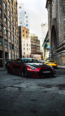 Hot 2022 Produkte GTR R35wide Bodyki Body Kit für Nissan GTR R35 Vorder- und Rückstoßfänger Spoiler