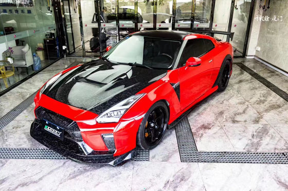Für Nissan GTR Body Kit GTR R35 Upgrades die VARIS-Style Carbon Fiber Front und Heck Stoßfänger Spoiler Body Kit