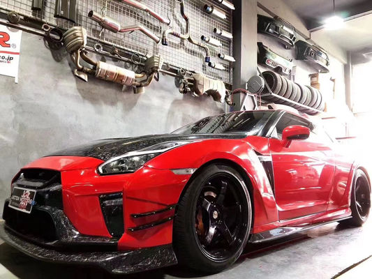 Für Nissan GTR Body Kit GTR R35 Upgrades die VARIS-Style Carbon Fiber Front und Heck Stoßfänger Spoiler Body Kit