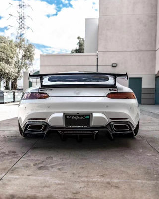 Für Mercedes AMG GT Kohlenstofffaser-Karosserie-Kit AMG GT Kohlenstofffaser Front Lippendiffuser Spoiler
