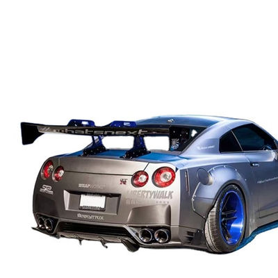 Silberner GTR Nissan Body Kit LB Style Spoiler Auto Entenschwanz Flossen Körper Kit Spoiler