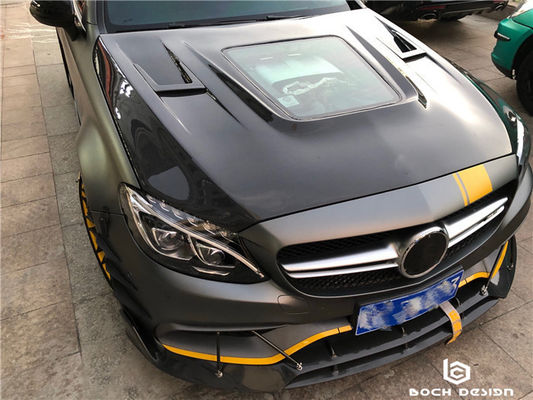 Kohlenstofffaserkabel für Benz C63 Coupé Kohlenstofffasermaterial C63 Kohlenstofffaser Hood Motor Hood
