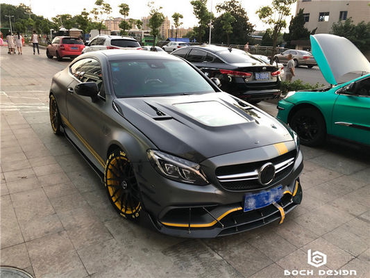 Kohlenstofffaserkabel für Benz C63 Coupé Kohlenstofffasermaterial C63 Kohlenstofffaser Hood Motor Hood