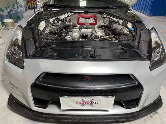 2007- 150mm Nissan Body Kit GTR R35 Kohlenstofffaser Motorschild Batterie Schutz Antifreeze