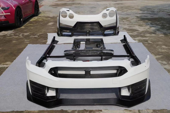 2024 Nissan GTR Karosserie-Kit Ersatz Nismo-Stil Spoiler Auto Vorder-Hinterhaube
