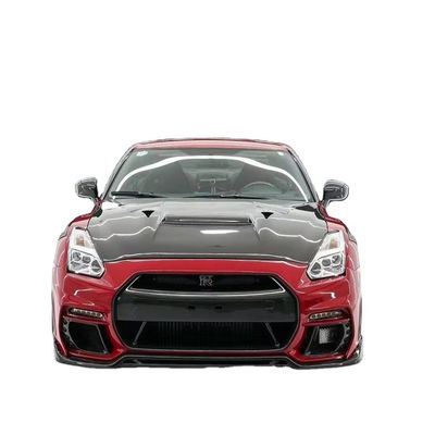 GTR R35 Nissan Body Kit Kohlenstofffaser KP-Stil Stoßfänger Spoiler Front Widebody Kit