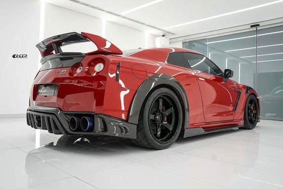 GTR R35 Nissan Body Kit Kohlenstofffaser KP-Stil Stoßfänger Spoiler Front Widebody Kit