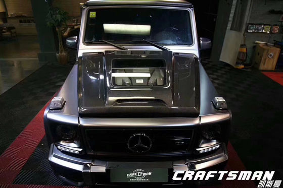 Für die Benz G-Klasse W463 W464 Kohlenstofffaser-Haube G500G55G63G350 IMP Transparent Style Maschinenhülle