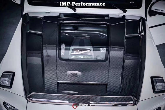 Für die Benz G-Klasse W463 W464 Kohlenstofffaser-Haube G500G55G63G350 IMP Transparent Style Maschinenhülle
