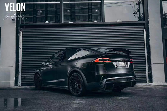 Hochwertige Carbonfaser Modell X Carbonfaser Körper-Kit Modell X Carbonfaser Vorder Schaufel Hinter Diffusor Spoiler Seitenrock