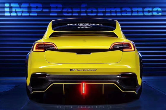 Neues Produkt Modell 3 Breite Bodyki für das Tesla Modell 3 Body Kit Upgrade IMP Stil Vorder- und Rückstoßfänger Spoiler