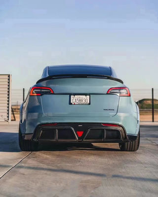 Neues Produktmodell Y Karbonfaserkörper-Kits Modell Y Vorder Schaufel Hinter Diffusor Spoiler-Abdeckung
