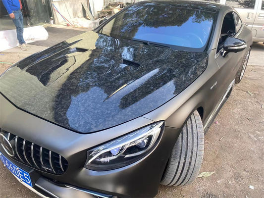 Für Benz W217 S-Klasse Coupe Kohlenstofffaser Abdeckung Cursory W217 Upgraded MSY Style Maschinenabdeckung