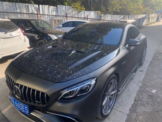 Für Benz W217 S-Klasse Coupe Kohlenstofffaser Abdeckung Cursory W217 Upgraded MSY Style Maschinenabdeckung