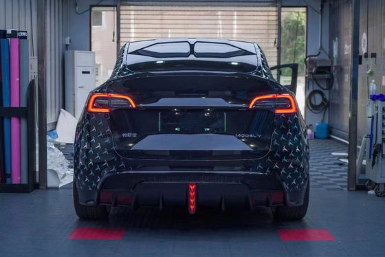 Autoteile für Tesla MODEL Y Body Kit MODEL Y Upgraded SD-Style Front- und Heckstoßfänger Spoiler Kohlenstofffaser Body Kit
