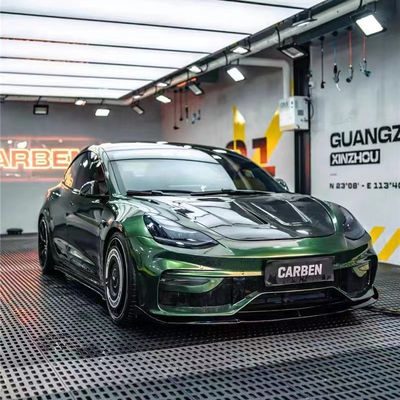 FPR 2019 Spoiler For Tesla Model 3 Body Kit 2022 ACP Stil Vorder- und Hinterstoßfänger