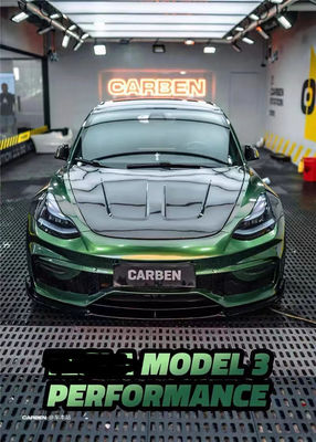 FPR 2019 Spoiler For Tesla Model 3 Body Kit 2022 ACP Stil Vorder- und Hinterstoßfänger