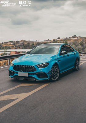 Fahrzeugteile Kohlenstofffaser-Karosserie-Kit für Mercedes E63S 2021 E63s Kohlenstofffaser-Automobil-Diffusor-Spoiler-Karosserie-Kitl