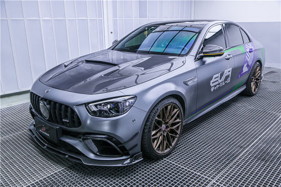 Fahrzeugteile Kohlenstofffaser-Karosserie-Kit für Mercedes E63S E63s Kohlenstofffaser-Front-Scoop Diffusor-Spoiler Kohlenstofffaser-Haube