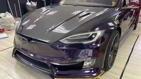 Modell S Tesla Body Kit 2017 - 2019 Heckstoßschütze Spoiler Motor