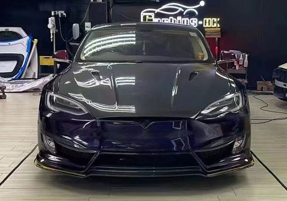 Modell S Tesla Body Kit 2017 - 2019 Heckstoßschütze Spoiler Motor