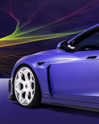 Vors Style Tesla Body Kit 2013 - 2016 Tesla Modell S Spoiler Hood Seitenschürz