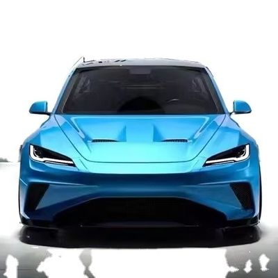 2024 Reparatur Tesla Body Kit Carbon Fiber Modell 3 Spoiler Roboter Stil Vorder und Hinter Stoßfänger