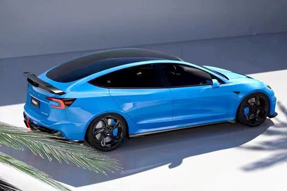 2024 Reparatur Tesla Body Kit Carbon Fiber Modell 3 Spoiler Roboter Stil Vorder und Hinter Stoßfänger