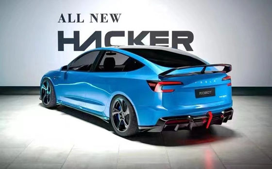 2024 Reparatur Tesla Body Kit Carbon Fiber Modell 3 Spoiler Roboter Stil Vorder und Hinter Stoßfänger