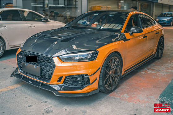Autoteile für Audi A5 S5 RS5 Kohlenstofffaser Motorhaube A5 S5 RS5 Upgraded Transparent Style Motorhaube