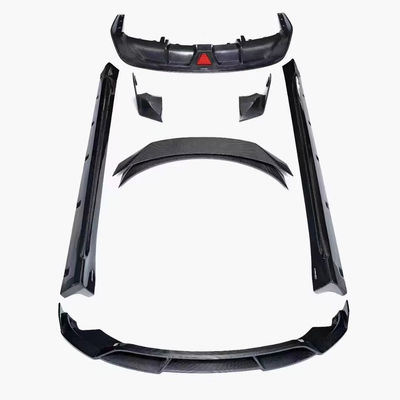Kohlenstofffaser Tesla Modell 3 Body Kit Neuer Reparatur Tesla Seitenrock Vorder Lippendiffuser