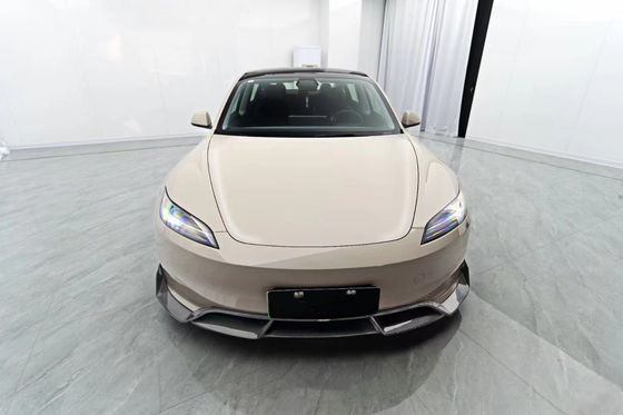 Kohlenstofffaser Tesla Modell 3 Body Kit Neuer Reparatur Tesla Seitenrock Vorder Lippendiffuser