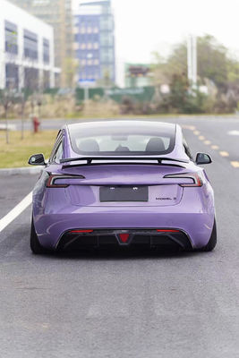 Kohlenstofffaser Tesla Modell 3 Body Kit Neuer Reparatur Tesla Seitenrock Vorder Lippendiffuser