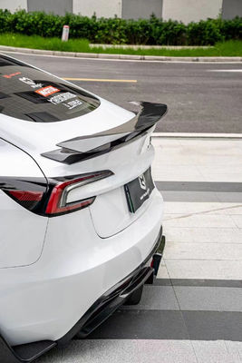 Kohlenstofffaser Tesla Modell 3 Body Kit Neuer Reparatur Tesla Seitenrock Vorder Lippendiffuser