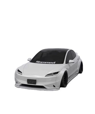 2020- Tesla Body Kit Harzfaser LB Style Tesla Modell 3 Spoiler Vorderlip Diffuser