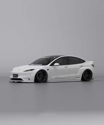 2020- Tesla Body Kit Harzfaser LB Style Tesla Modell 3 Spoiler Vorderlip Diffuser