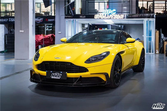 Für Aston Martin DB11 Kohlenstofffaser-Körper-Kit DB11 Upgraded PK Style Kohlenstofffaser Front Lippendiffuser Spoiler Hood