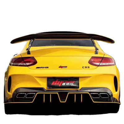 Autoteile für Mercedes C63 Coupe Kohlenstofffaserspoiler W205 C63 C63S Erweiterter IMP-Stil GT Tail Spoiler
