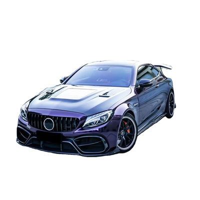 Autoteile für Mercedes C63 C63S Coupé Karosserie-Kit C63 C63S Coupé Upgraded IMP Style Vorder- und Rückstoßfänger Spoiler Karosserie-Kit