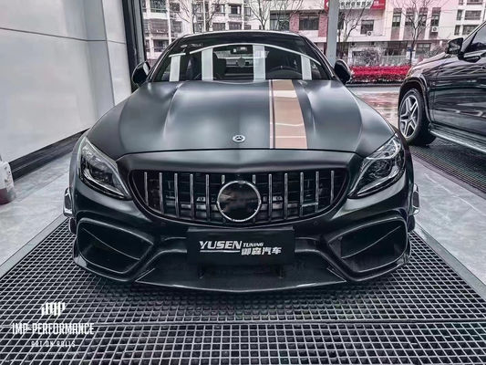 Autoteile für Mercedes C63 C63S Coupé Karosserie-Kit C63 C63S Coupé Upgraded IMP Style Vorder- und Rückstoßfänger Spoiler Karosserie-Kit