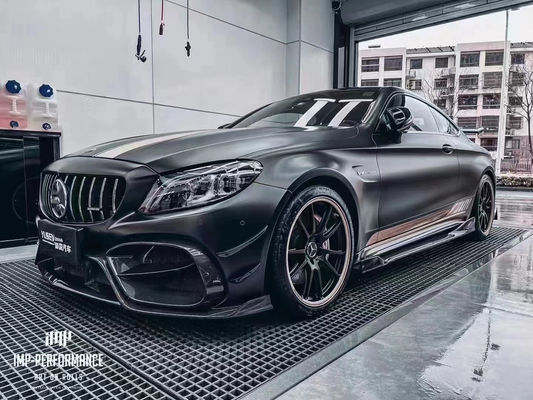 Autoteile für Mercedes C63 C63S Coupé Karosserie-Kit C63 C63S Coupé Upgraded IMP Style Vorder- und Rückstoßfänger Spoiler Karosserie-Kit