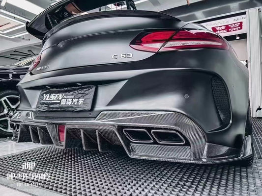 Autoteile für Mercedes C63 C63S Coupé Karosserie-Kit C63 C63S Coupé Upgraded IMP Style Vorder- und Rückstoßfänger Spoiler Karosserie-Kit