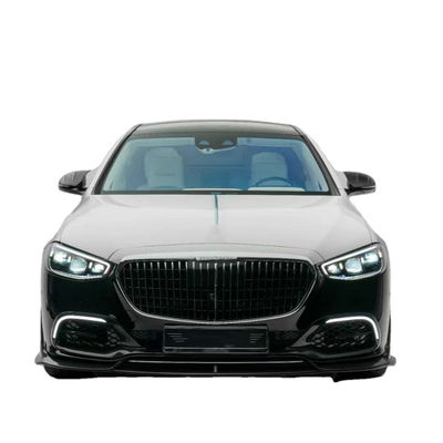 Für Mercedes S-Klasse W223 Maybach Karbonfaserkörper-Kit W223 Maybach Modernisierter MSY-Stil Front Schaufel Diffusor Spoiler