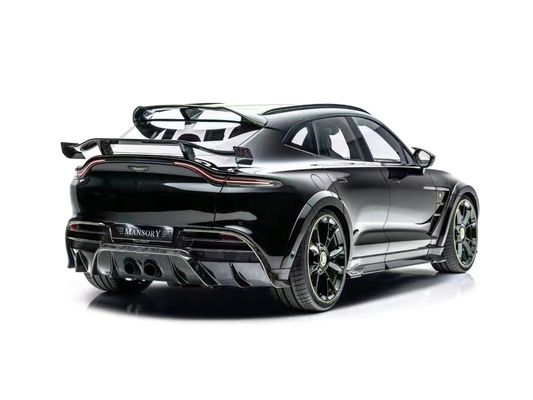 Bright Black Aston Martin Body Kit DBX MSY Stil Kohlenstofffaser Spoiler Flügel