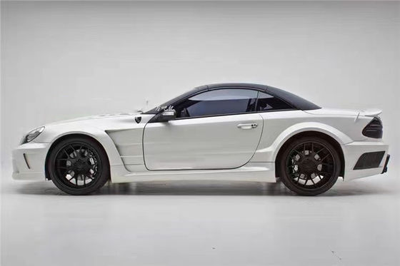 Für Mercedes SL R230 Widebody Kit SL R230 Upgraded Misha Style Vorder- und Rückstoßfänger Spoiler Widebody Kit