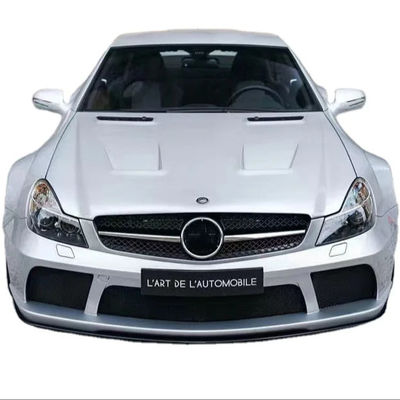 Für Mercedes SL R230 Widebody Kit SL R230 Upgraded BS Style Vorder- und Rückstoßfänger Spoiler Widebody Kit