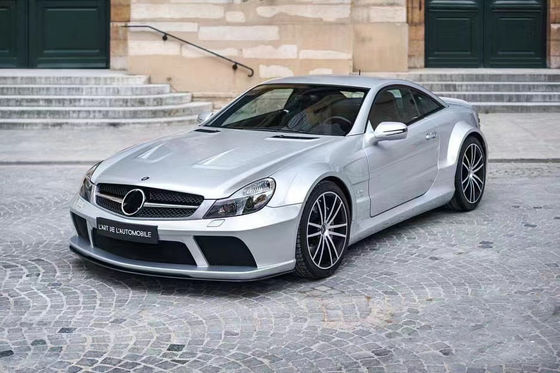Für Mercedes SL R230 Widebody Kit SL R230 Upgraded BS Style Vorder- und Rückstoßfänger Spoiler Widebody Kit